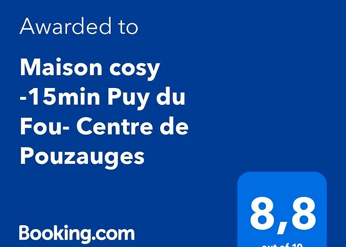 Maison Cosy -15Min Puy Du Fou- Centre De Pouzauges